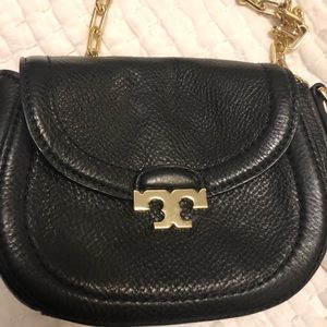 Tory Burch back evening bag with gold chain